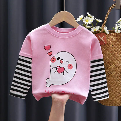 🐻👶 Toddler Animal Full Sleeve Tee 🧸✨