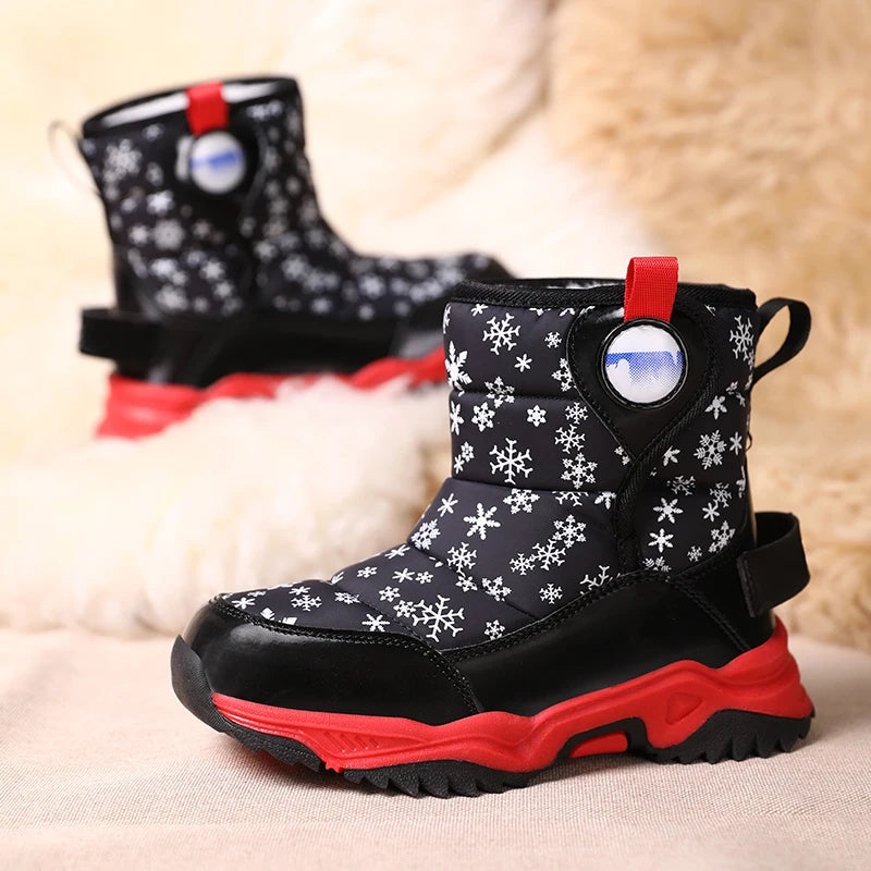 Kids Mid-Calf Winter Boots ❄️👢 | Plush Anti-Slip Platform