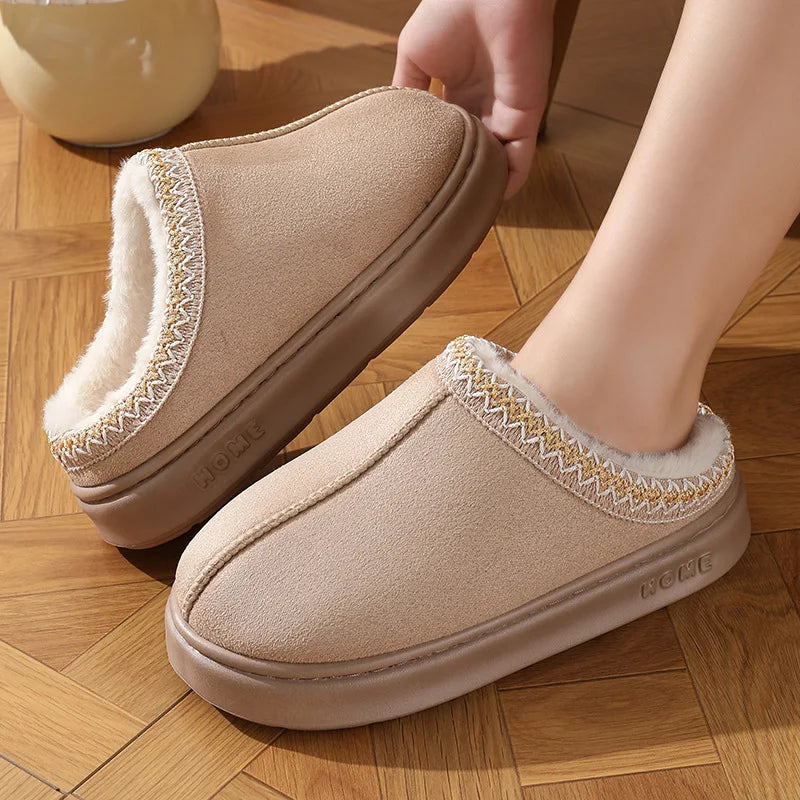 Fluffy Platform Winter Slippers ❄️✨