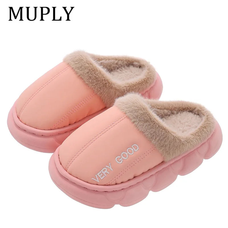 Glomexia Kids British Style Slippers 🇬🇧 | Warm Plush Winter Shoes