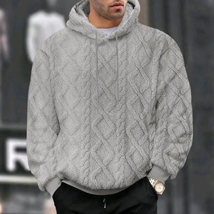 🧶 Jacquard Pullover Hoodie