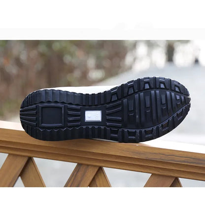 Men’s Tennis Shoes for Hard Court | Breathable Canvas Sports Sneakers | Durable Rubber Sole Athletic Shoes