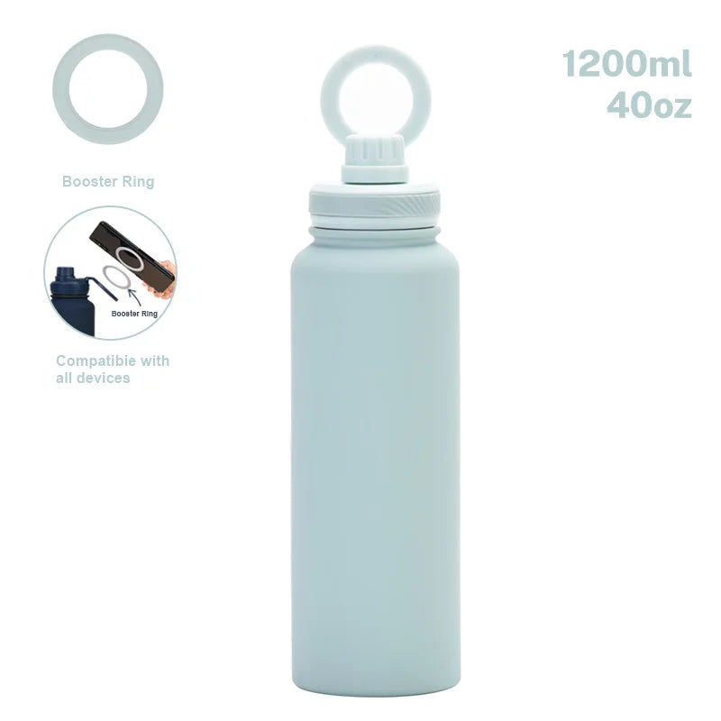 PuraCool 1200ml Stainless Steel Insulated Water Bottle 💧 | Sports & Travel Flask