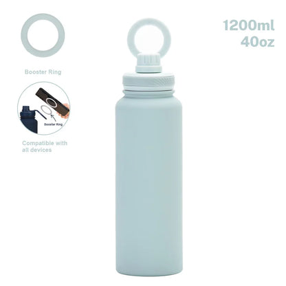 PuraCool 1200ml Stainless Steel Insulated Water Bottle 💧 | Sports & Travel Flask