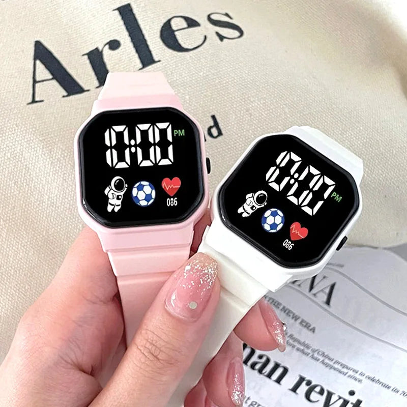 ⌚ Kids LED Sports Digital Watch | Waterproof Square Dial Watch for Boys & Girls 🚀