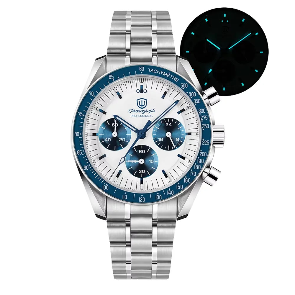 Glomexia Luxury Chronograph Men’s Watch 💎