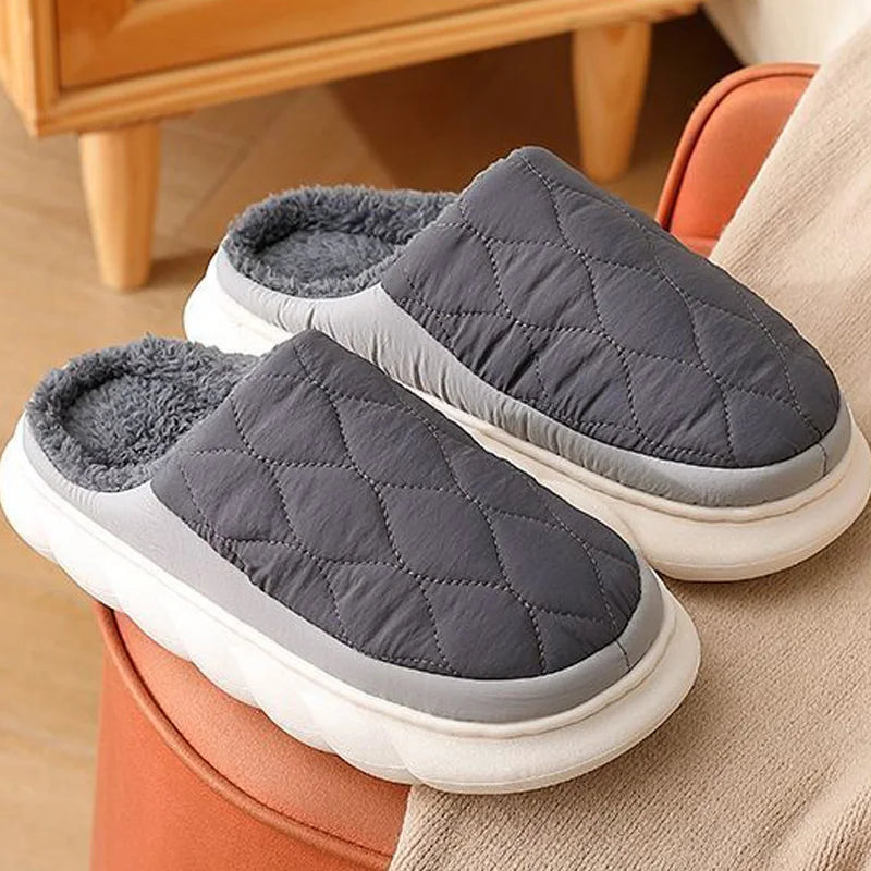 Winter Fur Indoor Slippers for Men ❄️👞