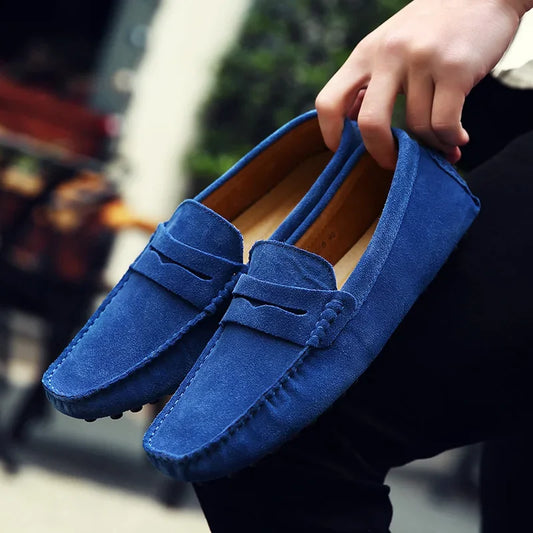 👞 Men’s Suede Comfort Loafers – Breathable & Anti-Slip ✨