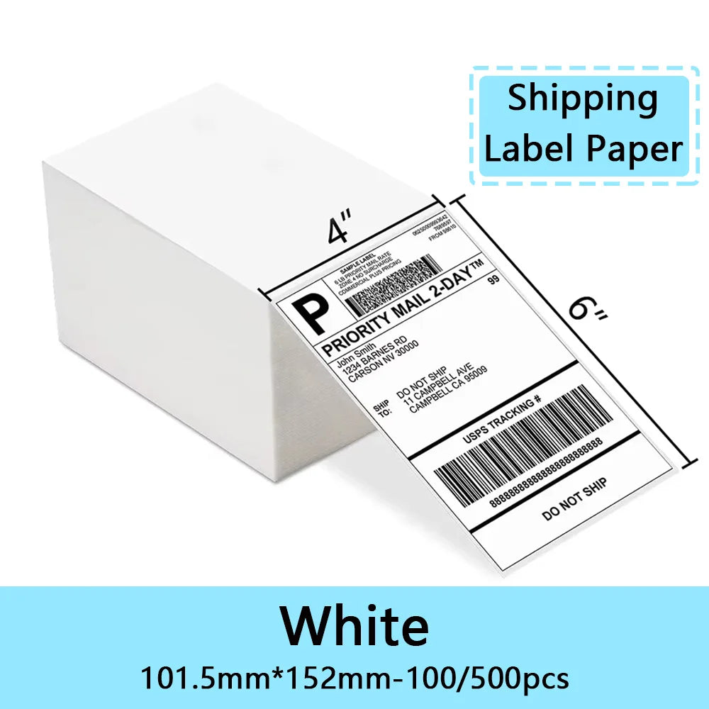Premium Bluetooth Thermal Label Printer – 4x6 Shipping Label