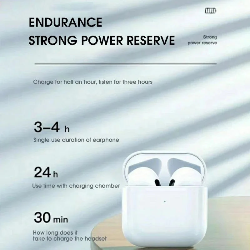 🎧 i4 Wireless Bluetooth 5.0 TWS Earbuds – Touch Control & HD Mic