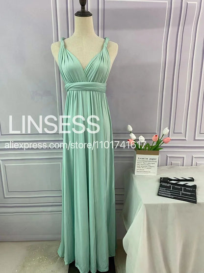 Rust Infinity Multiway Maxi Dress – Bridesmaid & Evening Gown
