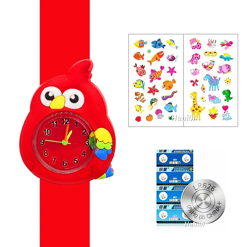 🌍 Glomexia – Kids Silicone Quartz Watch ⌚🧒