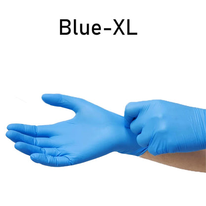 Disposable Blue Nitrile Gloves (50/100 PCS) – Multipurpose Cleaning & Safety 🧤