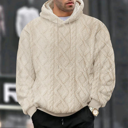 🧶 Jacquard Pullover Hoodie