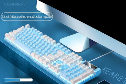 ⌨️ GlobalMarket Low-Profile Wired Gaming Keyboard with Numpad – RGB Style Keyboard for PC & Laptop