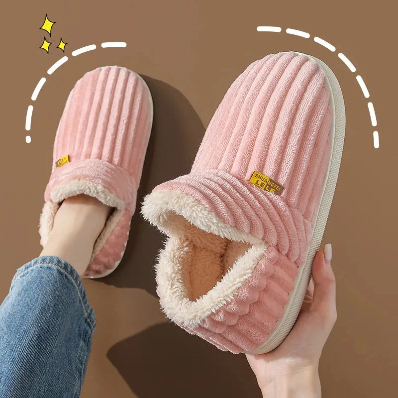 Glomexia Women Fur Plush Slippers ❄️ | Cozy Winter Slides