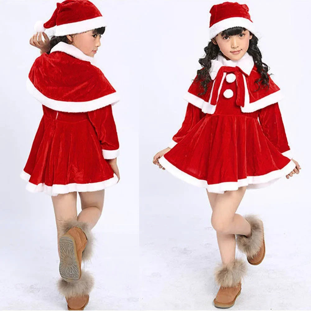 Glomexia Kids Santa Costume 🎅 | Christmas Cosplay Outfit Set