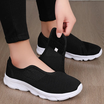 Women Breathable Walking Shoes 👟 | Lightweight Flat Comfort