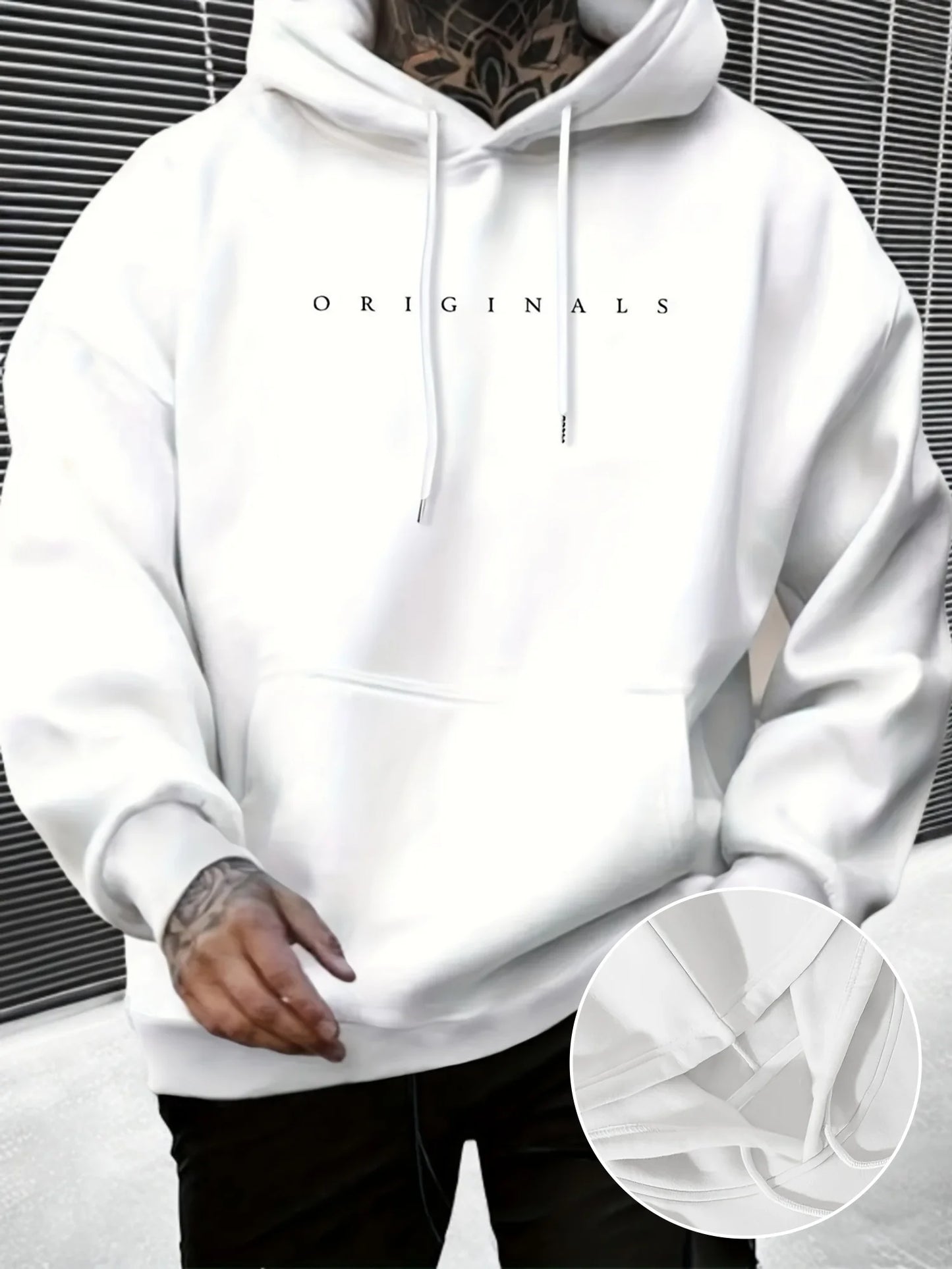 🧥🔥 Glomexia Men’s Fleece Pullover Hoodie
