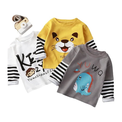 🐻👶 Toddler Animal Full Sleeve Tee 🧸✨