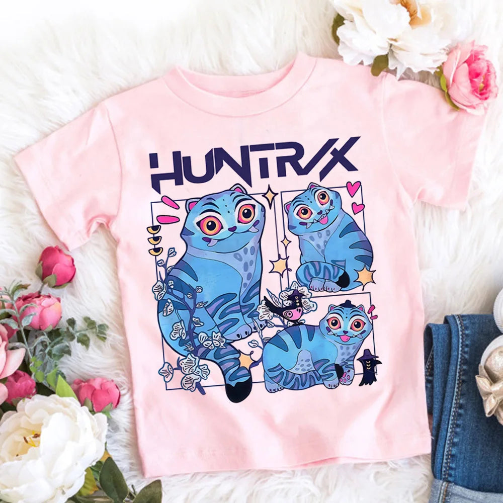 🧒🎤 Kids Anime Style Cartoon T-Shirt 👕✨
