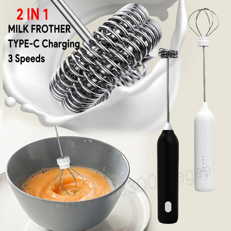 ☕ ✨ Glomexia USB Electric Coffee Frother