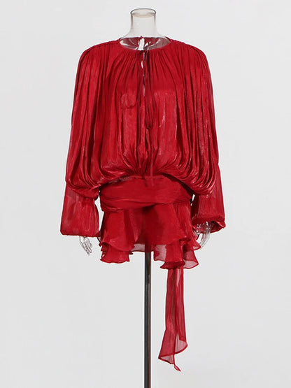 Glomexia Women’s V-Neck Mini Dress – A-Line Sweet Style
