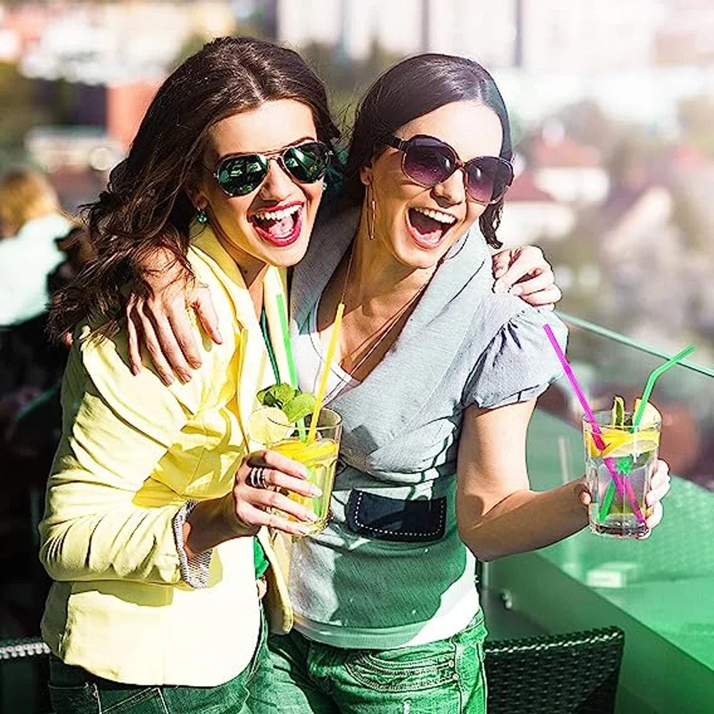 Reusable Colorful Drinking Straws 🍹 | Hygienic Bottle Straw