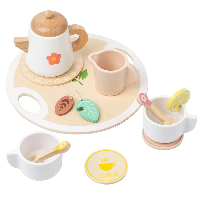 Glomexia Wooden Tea Play Set