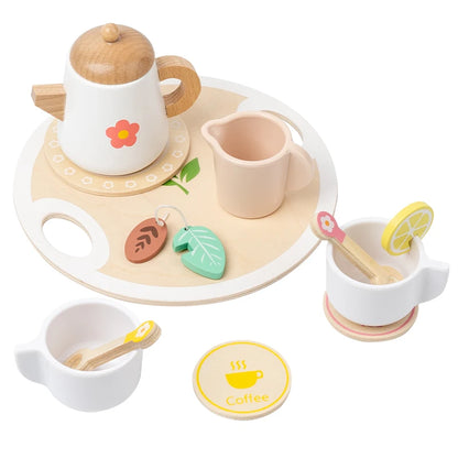 Glomexia Wooden Tea Play Set