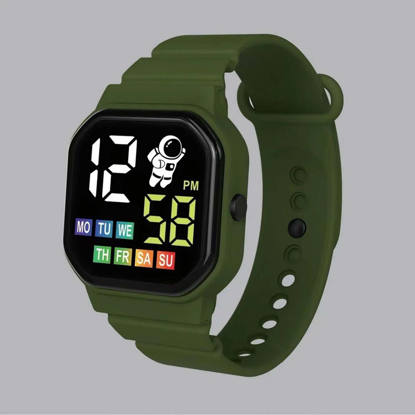 ⌚ Kids LED Smart Digital Watch – Waterproof Sports Style 💧✨