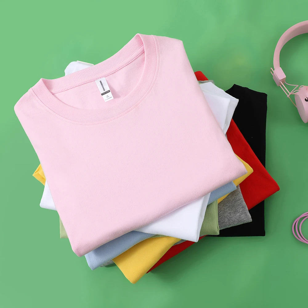 👕✨ 100% Cotton Solid Tee | Soft & Trendy 😎