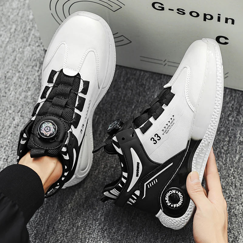 Men’s Rotating Buckle Non-Slip Sneakers