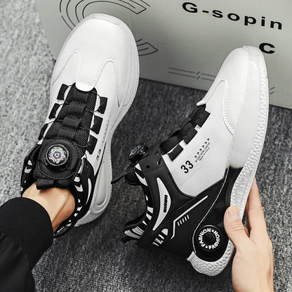 Men’s Rotating Buckle Non-Slip Sneakers