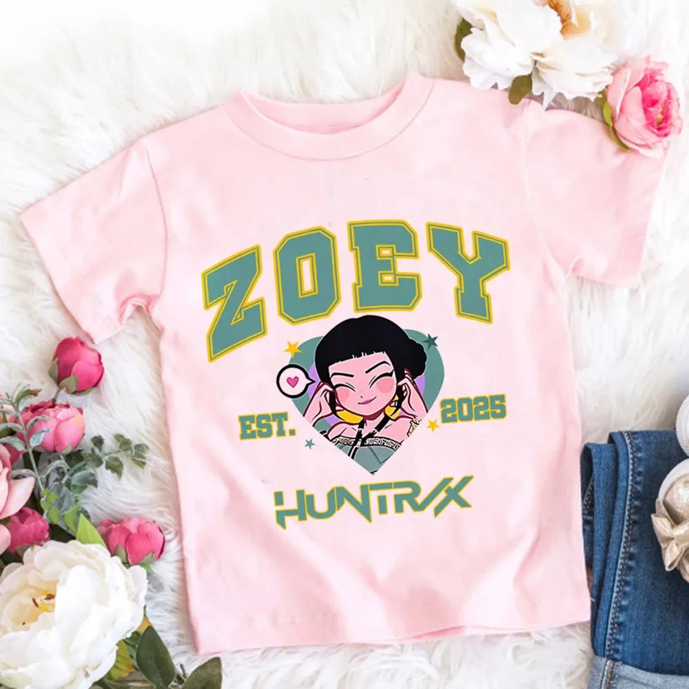 🧒🎤 Kids Anime Style Cartoon T-Shirt 👕✨