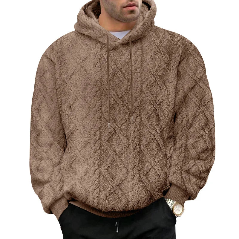 🧶 Jacquard Pullover Hoodie