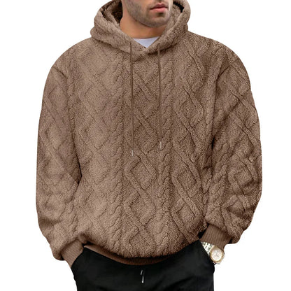 🧶 Jacquard Pullover Hoodie