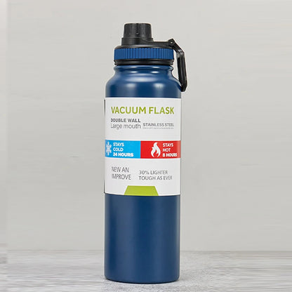 Glomexia Insulated Stainless Steel Water Bottle – 600ml to 1000ml