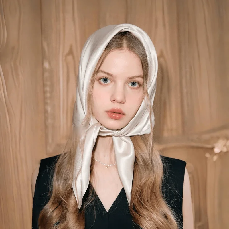 🧣 Glomexia 70x70 Fashion Square Scarf – Elegant Travel Hair Wrap ✨