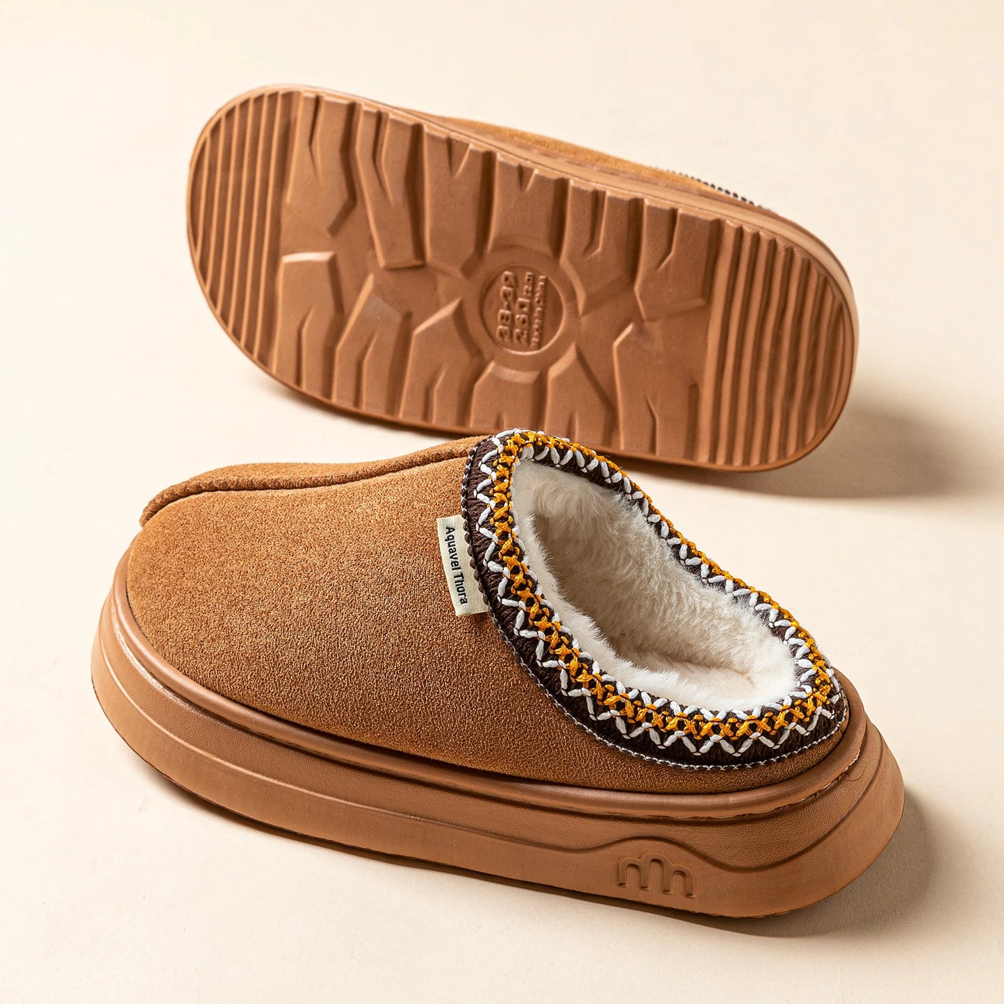 Glomexia Women Winter Plush Slippers ❄️ | Cozy Home Cotton Shoes