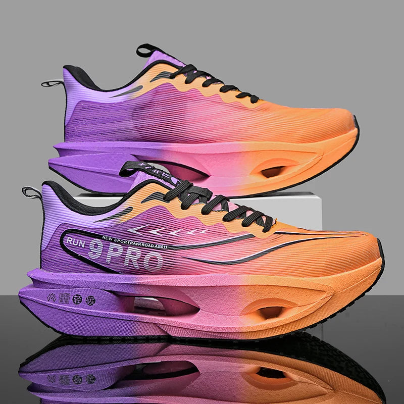 Men’s Carbon Plate Mesh Running Sneakers