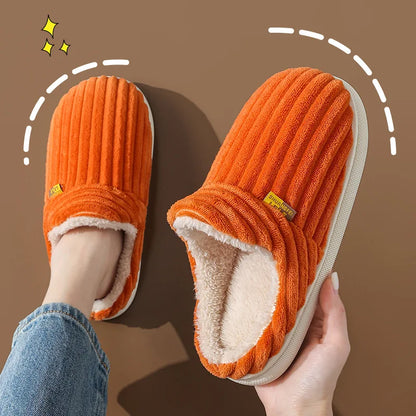 Glomexia Men’s Winter Fur Slippers ❄️👞