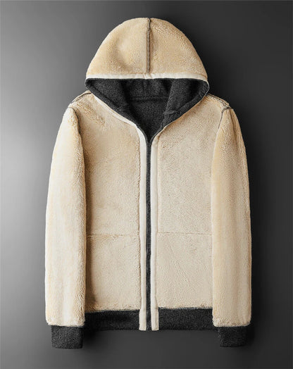Men Winter Hooded Jacket ❄️ | Thick Warm Zip Coat