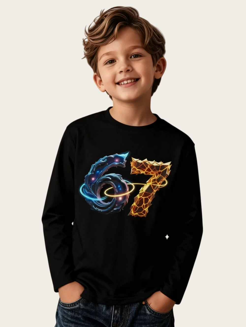 🧒👕 Kids Cartoon Full Sleeve T-Shirt | Soft & Comfy Boys Top 🌍