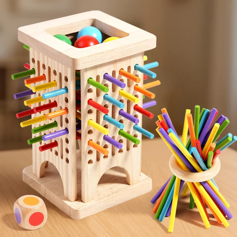 Wooden Stick Strategy Balance Game for Kids