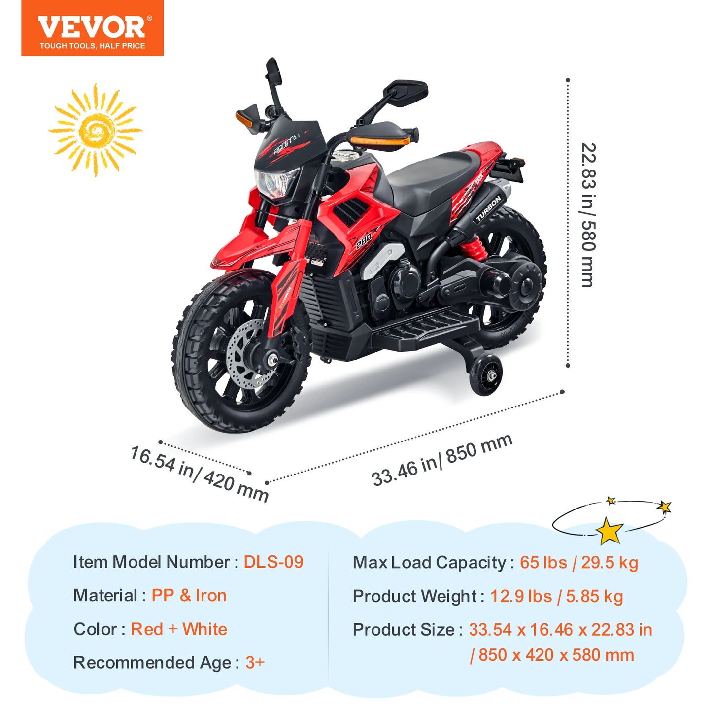 🏍️✨ Electric Kids Ride-On Motorcycle ⚡