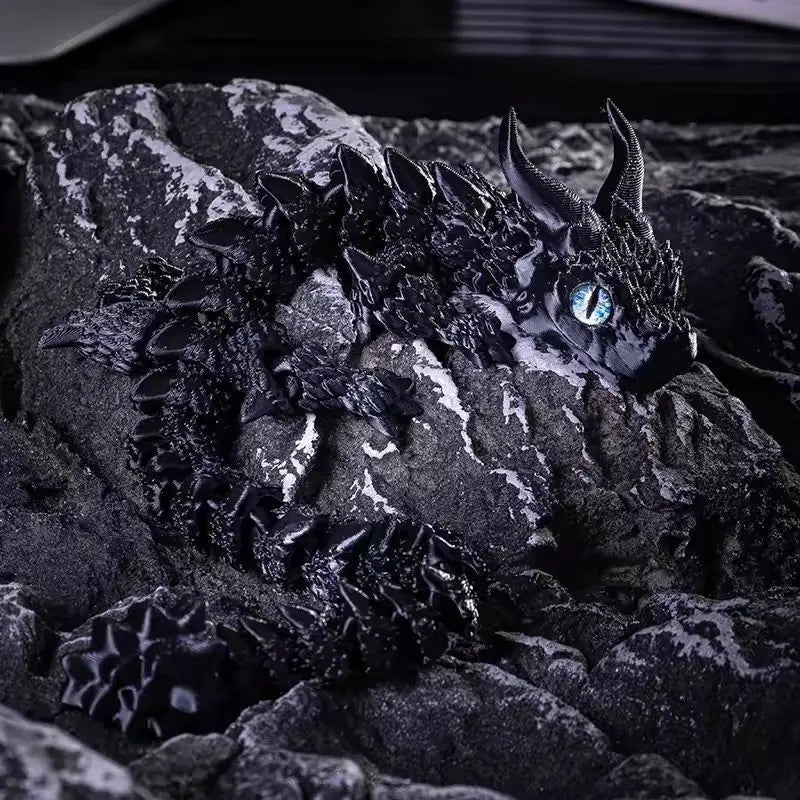 3D Printed Articulated Magic Dragon – Movable Joint Fidget Toy