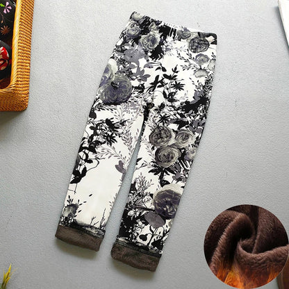 Premium Kids Winter Velvet Leggings – Thick Warm Cartoon Pants