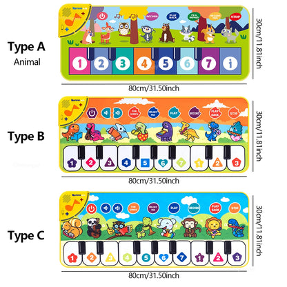 Kids Piano Floor Keyboard Dance Mat