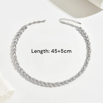 Premium Rhinestone Fish Tail Necklace Set – Elegant Jewelry